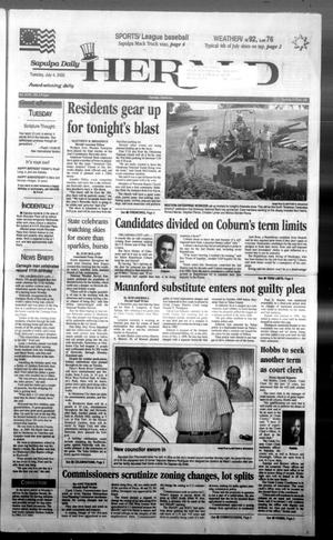 Sapulpa Daily Herald (Sapulpa, Okla.), Vol. 84, No. 255, Ed. 1 Tuesday, July 4, 2000