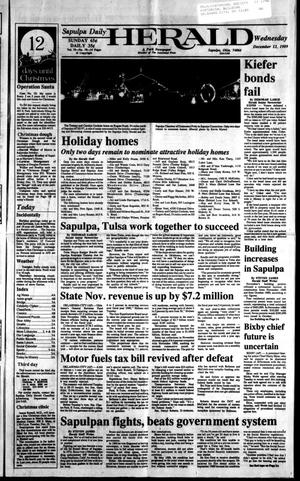 Sapulpa Daily Herald (Sapulpa, Okla.), Vol. 76, No. 78, Ed. 1 Wednesday, December 13, 1989