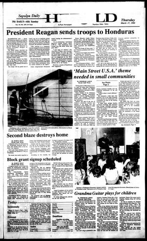 Sapulpa Daily Herald (Sapulpa, Okla.), Vol. 74, No. 159, Ed. 1 Thursday, March 17, 1988