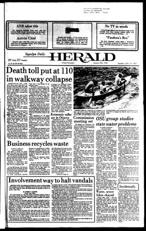 Sapulpa Daily Herald (Sapulpa, Okla.), Vol. 67, No. 263, Ed. 1 Sunday, July 19, 1981