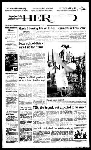 Sapulpa Daily Herald (Sapulpa, Okla.), Vol. 84, No. 143, Ed. 1 Monday, February 28, 2000