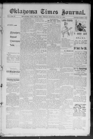 Okahoma Times Journal. (Oklahoma City, Okla. Terr.), Vol. 6, No. 21, Ed. 1 Friday, July 13, 1894