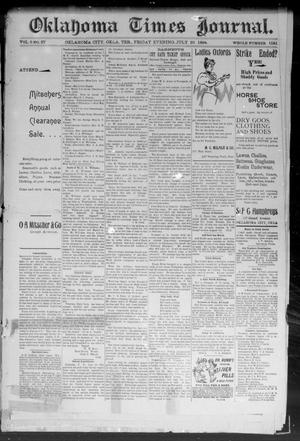 Okahoma Times Journal. (Oklahoma City, Okla. Terr.), Vol. 6, No. 27, Ed. 1 Friday, July 20, 1894