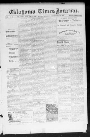 Okahoma Times Journal. (Oklahoma City, Okla. Terr.), Vol. 6, No. 66, Ed. 1 Monday, September 3, 1894