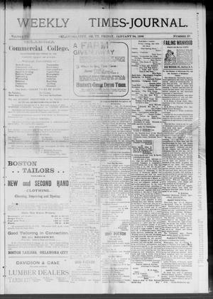 Weekly Times-Journal. (Oklahoma City, Okla. Terr.), Vol. 7, No. 32, Ed. 1 Friday, January 24, 1896