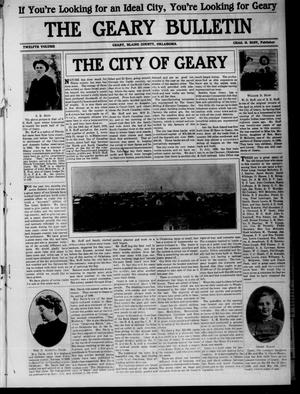 The Geary Bulletin. (Geary, Okla.), Vol. 12, No. 9, Ed. 1 Thursday, September 8, 1910