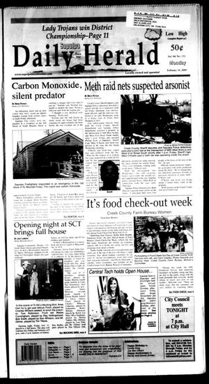 Sapulpa Daily Herald (Sapulpa, Okla.), Vol. 94, No. 131, Ed. 1 Monday, February 16, 2009