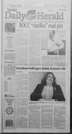 Sapulpa Daily Herald (Sapulpa, Okla.), Vol. 99, No. 186, Ed. 1 Tuesday, June 10, 2014