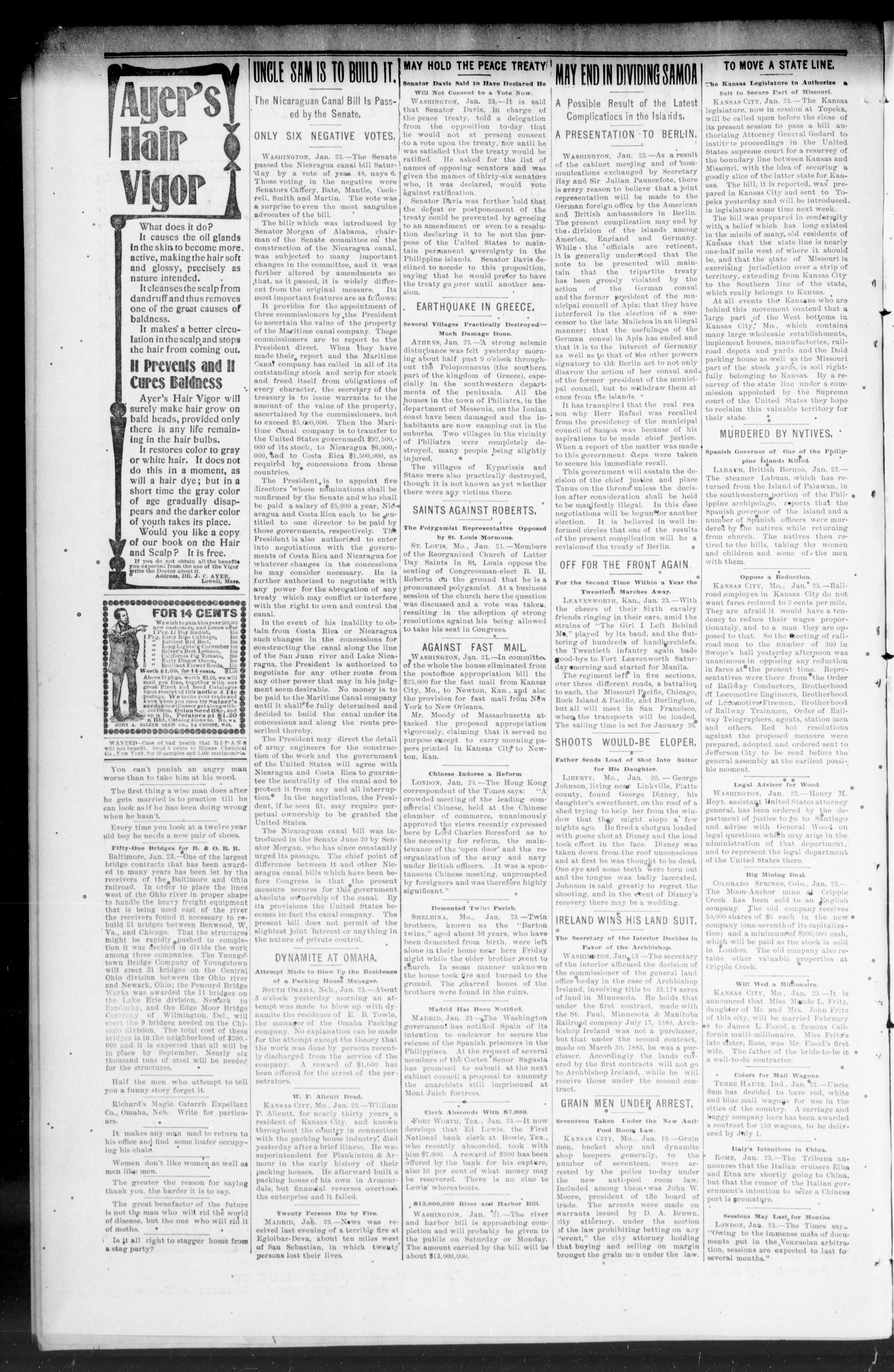 The Publicist. (Chandler, Okla. Terr.), Vol. 5, No. 39, Ed. 1 Friday, January 27, 1899
                                                
                                                    [Sequence #]: 2 of 8
                                                