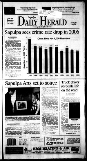 Sapulpa Daily Herald (Sapulpa, Okla.), Vol. 92, No. 85, Ed. 1 Sunday, February 18, 2007