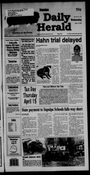 Sapulpa Daily Herald (Sapulpa, Okla.), Vol. 95, No. 150, Ed. 1 Wednesday, April 14, 2010
