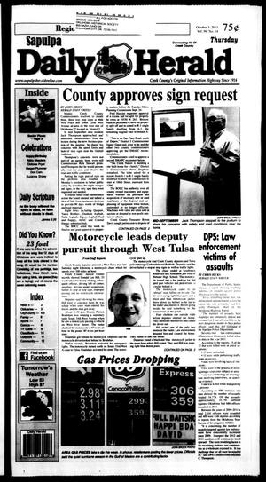 Sapulpa Daily Herald (Sapulpa, Okla.), Vol. 99, No. 14, Ed. 1 Thursday, October 3, 2013