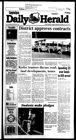 Sapulpa Daily Herald (Sapulpa, Okla.), Vol. 99, No. 25, Ed. 1 Friday, October 18, 2013