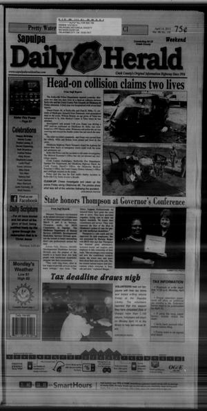 Sapulpa Daily Herald (Sapulpa, Okla.), Vol. 98, No. 148, Ed. 1 Sunday, April 14, 2013