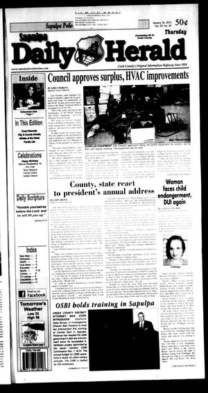 Sapulpa Daily Herald (Sapulpa, Okla.), Vol. 97, No. 95, Ed. 1 Thursday, January 26, 2012
