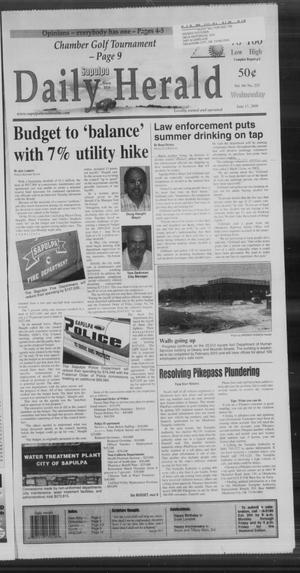 Sapulpa Daily Herald (Sapulpa, Okla.), Vol. 94, No. 223, Ed. 1 Wednesday, June 17, 2009