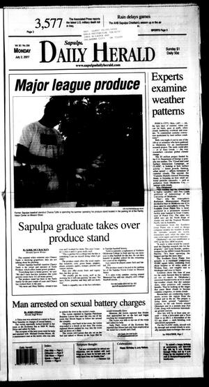 Sapulpa Daily Herald (Sapulpa, Okla.), Vol. 92, No. 200, Ed. 1 Monday, July 2, 2007