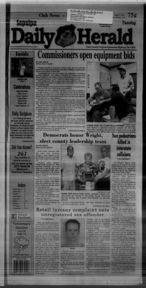 Sapulpa Daily Herald (Sapulpa, Okla.), Vol. 98, No. 144, Ed. 1 Tuesday, April 9, 2013
