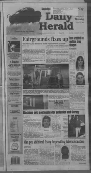 Sapulpa Daily Herald (Sapulpa, Okla.), Vol. 94, No. 275, Ed. 1 Thursday, August 27, 2009