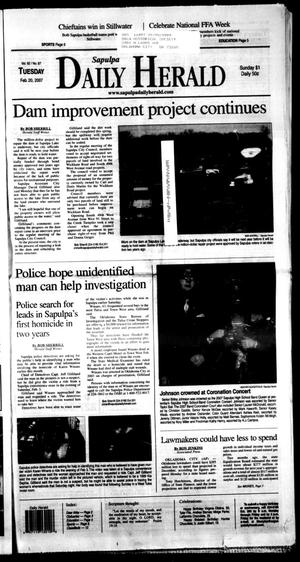 Sapulpa Daily Herald (Sapulpa, Okla.), Vol. 92, No. 87, Ed. 1 Tuesday, February 20, 2007