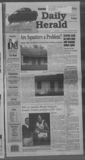 Sapulpa Daily Herald (Sapulpa, Okla.), Vol. 94, No. 291, Ed. 1 Friday, September 18, 2009