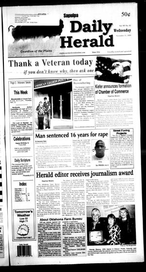Sapulpa Daily Herald (Sapulpa, Okla.), Vol. 95, No. 42, Ed. 1 Wednesday, November 11, 2009