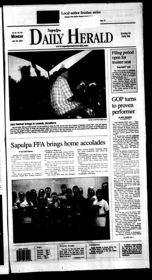 Sapulpa Daily Herald (Sapulpa, Okla.), Vol. 92, No. 224, Ed. 1 Monday, July 30, 2007