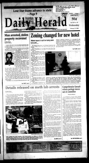 Sapulpa Daily Herald (Sapulpa, Okla.), Vol. 94, No. 139, Ed. 1 Wednesday, February 25, 2009