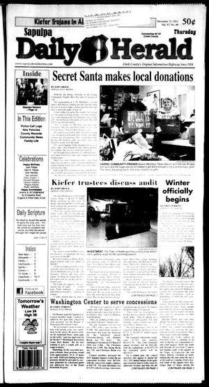 Sapulpa Daily Herald (Sapulpa, Okla.), Vol. 97, No. 71, Ed. 1 Thursday, December 22, 2011