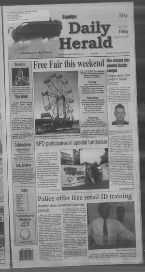 Sapulpa Daily Herald (Sapulpa, Okla.), Vol. 94, No. 296, Ed. 1 Friday, September 25, 2009