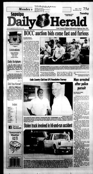 Sapulpa Daily Herald (Sapulpa, Okla.), Vol. 99, No. 201, Ed. 1 Tuesday, July 1, 2014