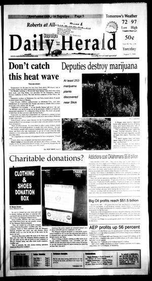 Sapulpa Daily Herald (Sapulpa, Okla.), Vol. 93, No. 226, Ed. 1 Tuesday, August 5, 2008