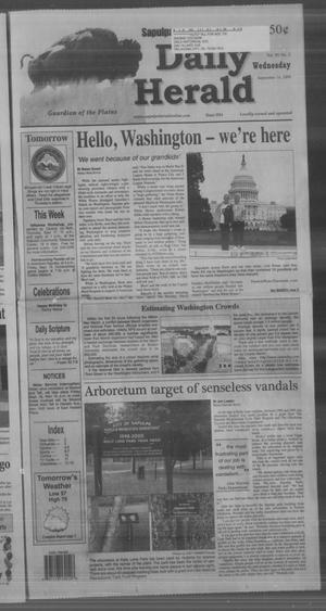 Sapulpa Daily Herald (Sapulpa, Okla.), Vol. 94, No. 289, Ed. 1 Wednesday, September 16, 2009