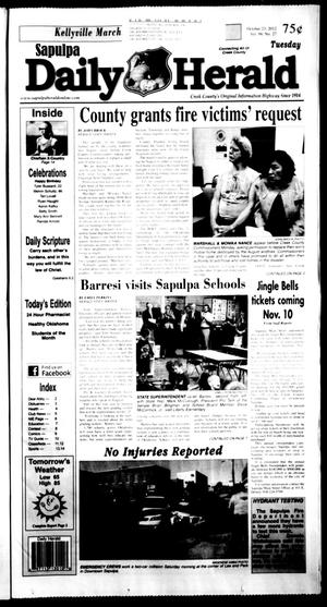 Sapulpa Daily Herald (Sapulpa, Okla.), Vol. 98, No. 28, Ed. 1 Tuesday, October 23, 2012