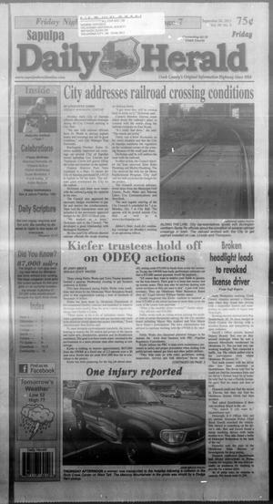 Sapulpa Daily Herald (Sapulpa, Okla.), Vol. 99, No. 5, Ed. 1 Friday, September 20, 2013