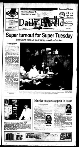 Sapulpa Daily Herald (Sapulpa, Okla.), Vol. 93, No. 73, Ed. 1 Wednesday, February 6, 2008