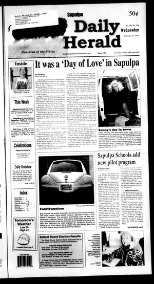 Sapulpa Daily Herald (Sapulpa, Okla.), Vol. 95, No. 104, Ed. 1 Wednesday, February 10, 2010