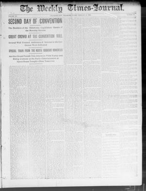 The Weekly Times-Journal. (Oklahoma City, Okla.), Vol. 14, No. 43, Ed. 1 Friday, February 13, 1903