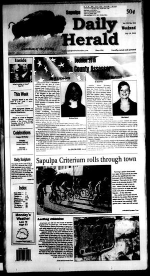 Sapulpa Daily Herald (Sapulpa, Okla.), Vol. 95, No. 218, Ed. 1 Sunday, July 18, 2010
