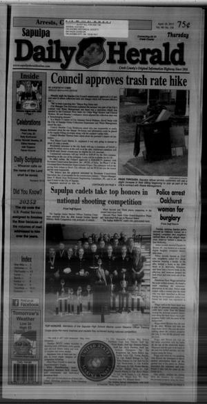 Sapulpa Daily Herald (Sapulpa, Okla.), Vol. 98, No. 150, Ed. 1 Thursday, April 18, 2013
