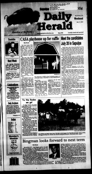Sapulpa Daily Herald (Sapulpa, Okla.), Vol. 95, No. 213, Ed. 1 Sunday, July 11, 2010