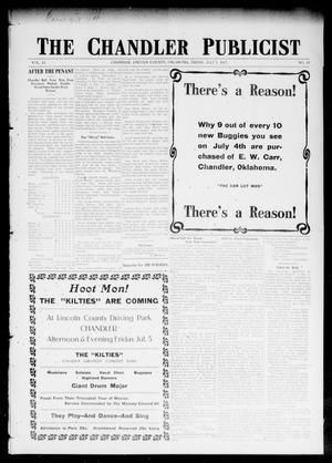 The Chandler Publicist (Chandler, Okla.), Vol. 14, No. 10, Ed. 1 Friday, July 5, 1907