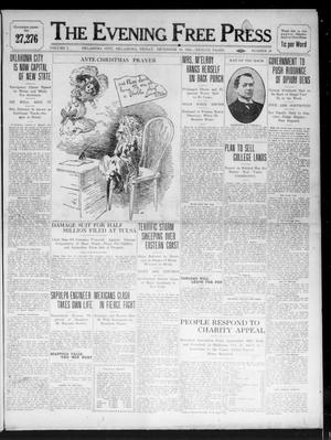 The Evening Free Press (Oklahoma City, Okla.), Vol. 1, No. 28, Ed. 1 Friday, December 16, 1910