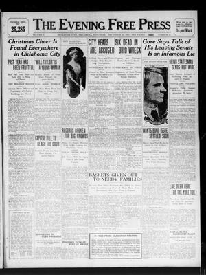 The Evening Free Press (Oklahoma City, Okla.), Vol. 1, No. 35, Ed. 1 Saturday, December 24, 1910