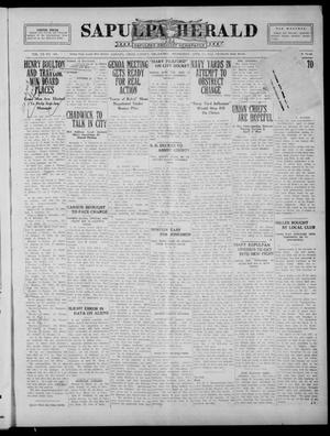 Primary view of object titled 'Sapulpa Herald (Sapulpa, Okla.), Vol. 8, No. 188, Ed. 1 Wednesday, April 12, 1922'.