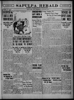 Sapulpa Herald (Sapulpa, Okla.), Vol. 2, No. 245, Ed. 1 Saturday, June 17, 1916