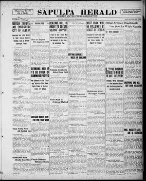 Sapulpa Herald (Sapulpa, Okla.), Vol. 4, No. 293, Ed. 1 Friday, August 16, 1918