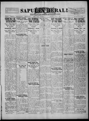 Sapulpa Herald (Sapulpa, Okla.), Vol. 6, No. 291, Ed. 1 Wednesday, August 11, 1920