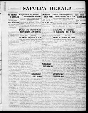 Sapulpa Herald (Sapulpa, Okla.), Vol. 1, No. 88, Ed. 1 Monday, December 14, 1914