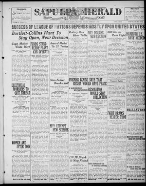 Sapulpa Herald (Sapulpa, Okla.), Vol. 5, No. 131, Ed. 1 Tuesday, February 4, 1919